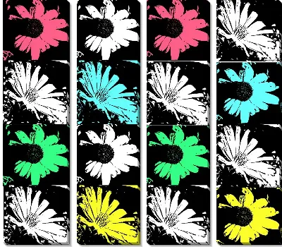 Модульная картина Цветы (Flowers) №13