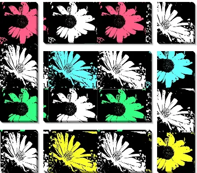 Модульная картина Цветы (Flowers) №13