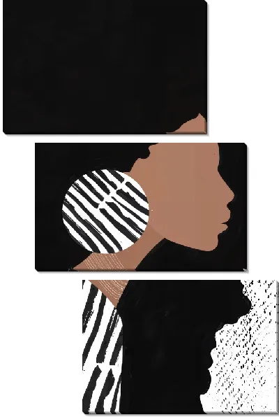 Модульная картина Безликость №8