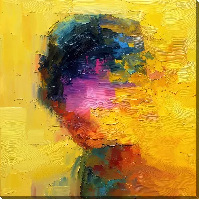 Картина маслом Безликость №13