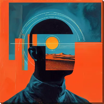 Картина маслом Безликость №14