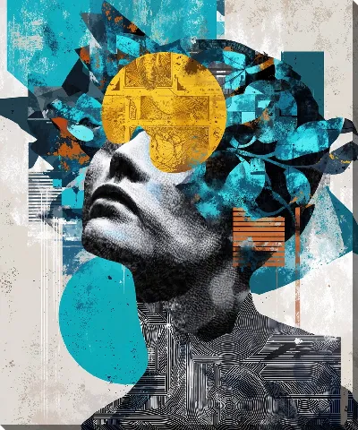 Картина маслом Безликость №16