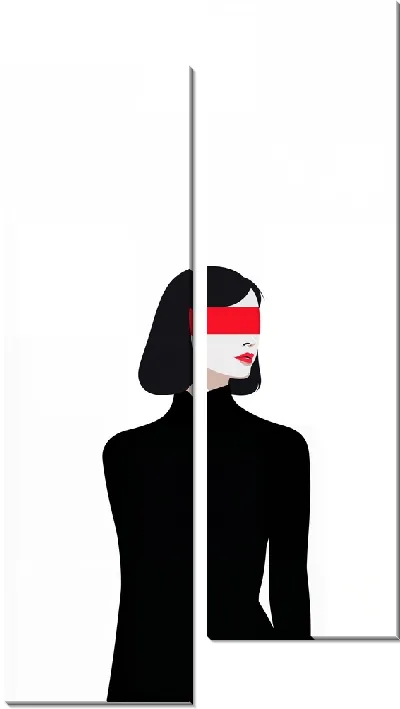 Модульная картина Безликость №17