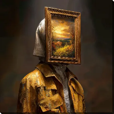 Картина маслом Безликость №20