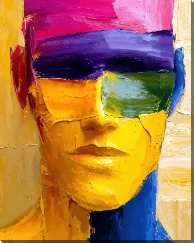 Картина маслом Безликость №21