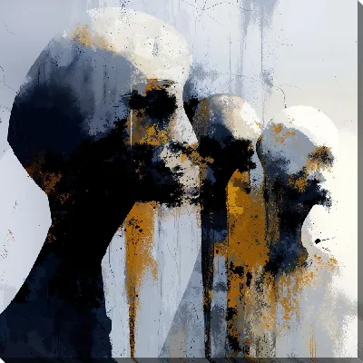 Картина маслом Безликость №24