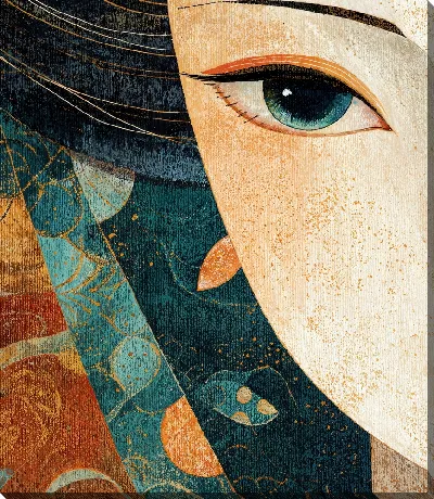 Картина маслом Глаз девушки