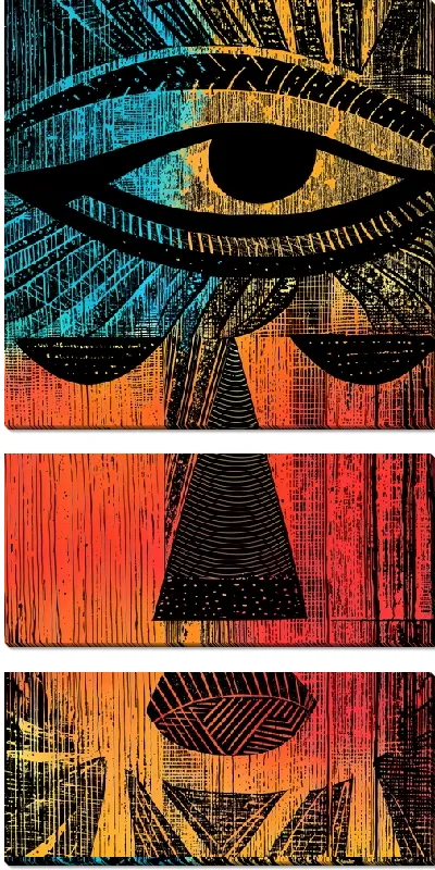 Модульная картина Мексиканский глаз