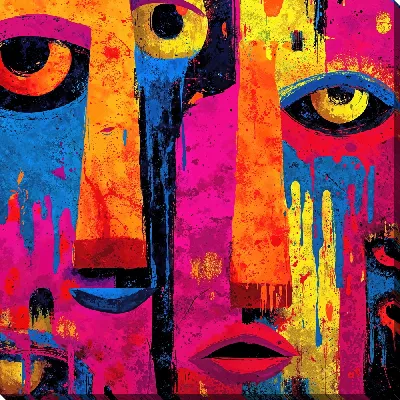 Картина маслом Эти яркие глаза