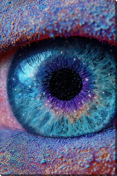 Картина маслом Бирюзовый глаз
