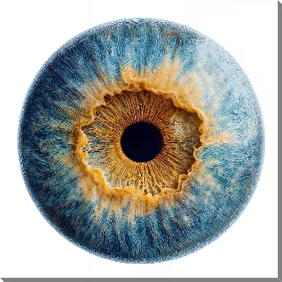 Картина маслом Глаз как Земля
