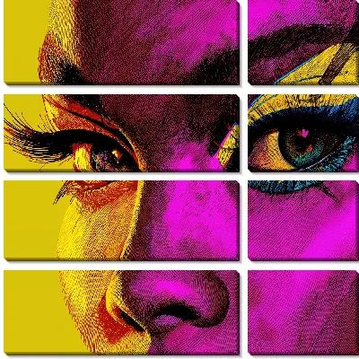 Модульная картина Модный взгляд