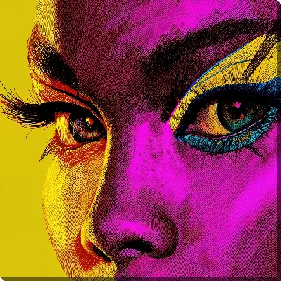 Картина маслом Модный взгляд