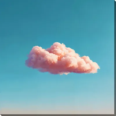 Картина маслом Розовое облако