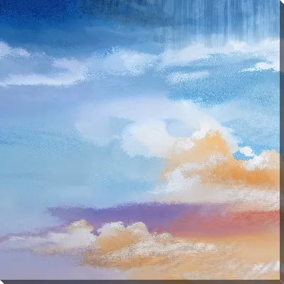 Картина маслом Облака абстракции