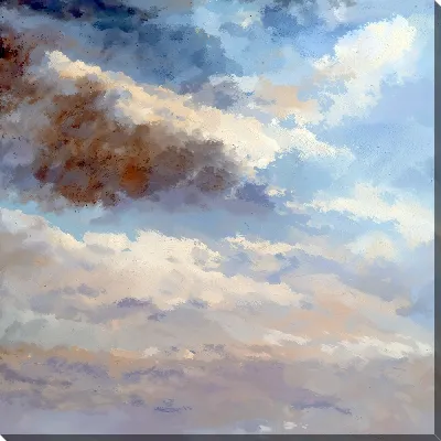 Картина маслом Небо абстрактное облаков