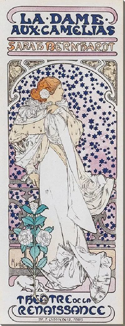 Картина Дама с камелиями (Lady of the Camellias)