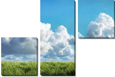 Модульная картина Белые облака №37