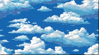 Картина маслом Небо с облаками №41