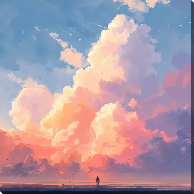 Картина маслом В поисках заката