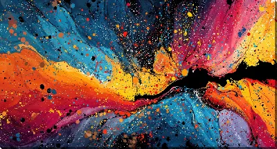 Картина маслом Современная абстракция для интерьера №1