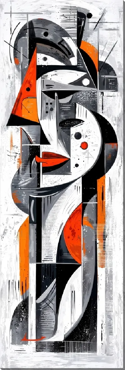 Картина маслом Современная абстракция для интерьера №8