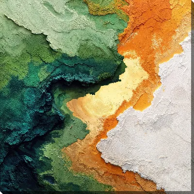 Картина маслом Современная абстракция для интерьера №17