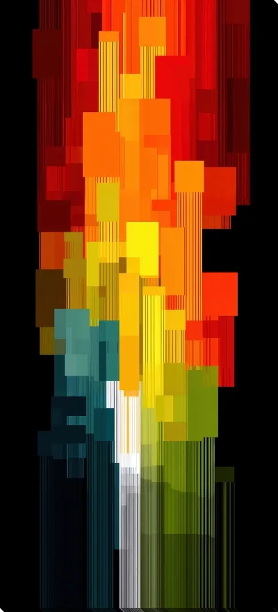 Картина маслом Современная абстракция для интерьера №22