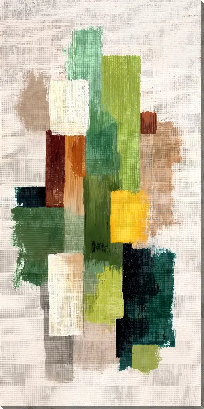 Картина маслом Современная абстракция для интерьера №32