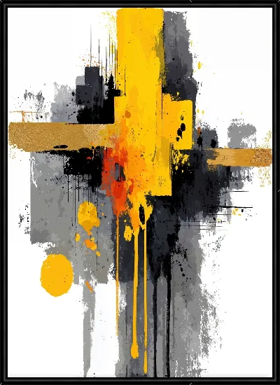 Картина Современная абстракция для интерьера №35