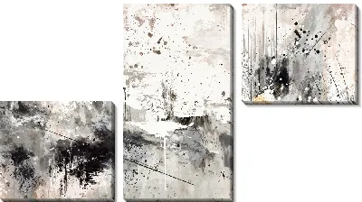 Модульная картина Современная абстракция для интерьера №37