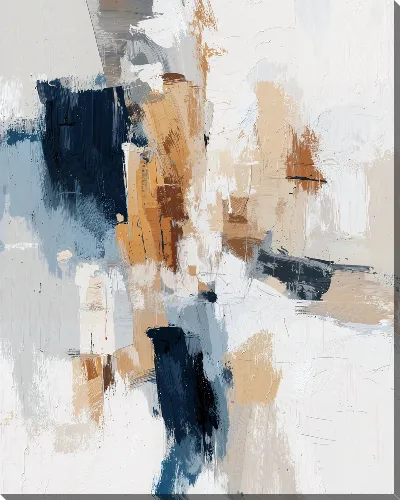 Картина маслом Современная абстракция для интерьера №40