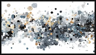 Картина Современная абстракция для интерьера №48