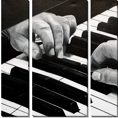 Модульная картина Пианино (Piano) №3