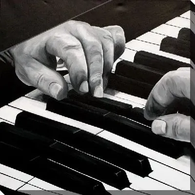 Картина маслом Пианино (Piano) №3