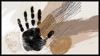 Картина Отпечаток руки №5