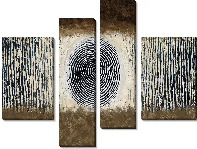 Модульная картина Отпечаток пальца №6
