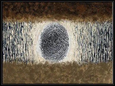 Картина Отпечаток пальца №6