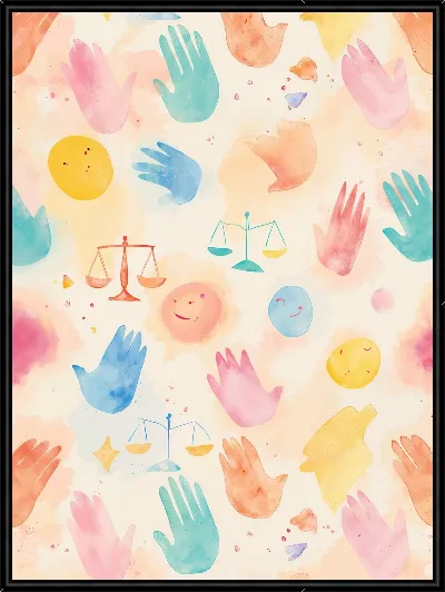 Картина Отпечаток руки №8