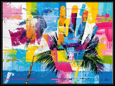 Картина Отпечаток руки №9