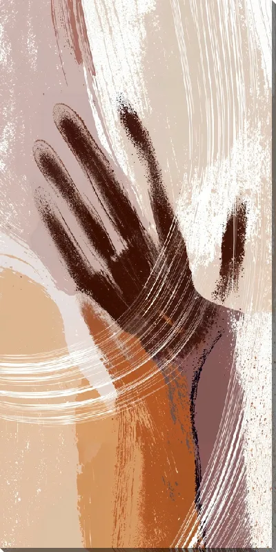 Картина маслом Отпечаток руки №21