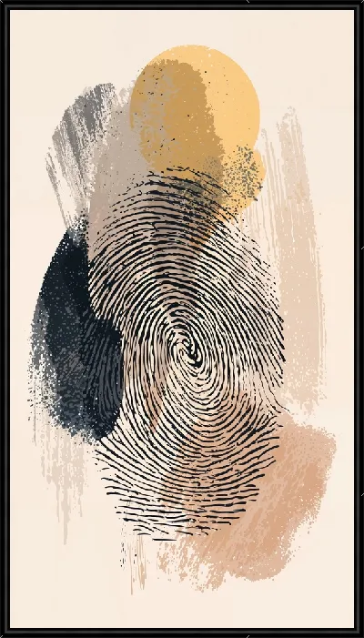 Картина Отпечаток пальца №24