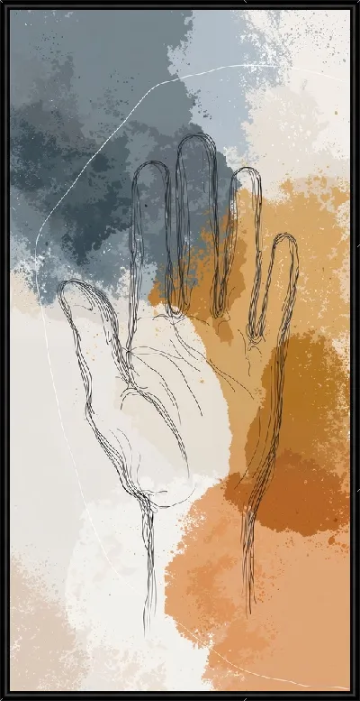 Картина Отпечаток руки №27