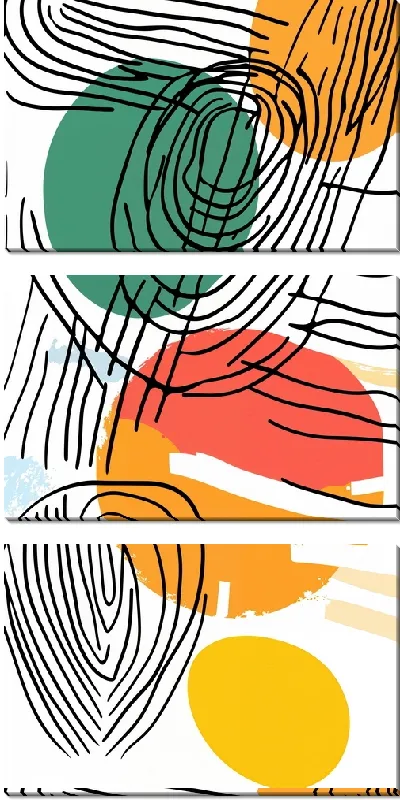 Модульная картина Отпечаток пальца №33