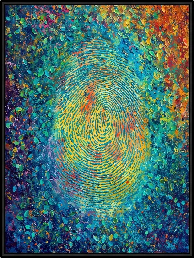 Картина Отпечаток пальца №34