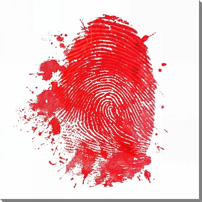 Картина маслом Отпечаток пальца №35