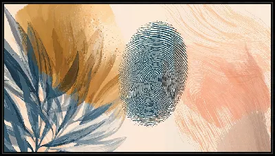 Картина Отпечаток пальца №37
