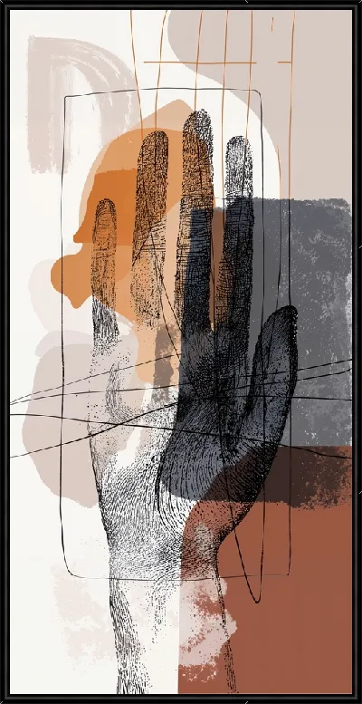 Картина Отпечаток руки №40