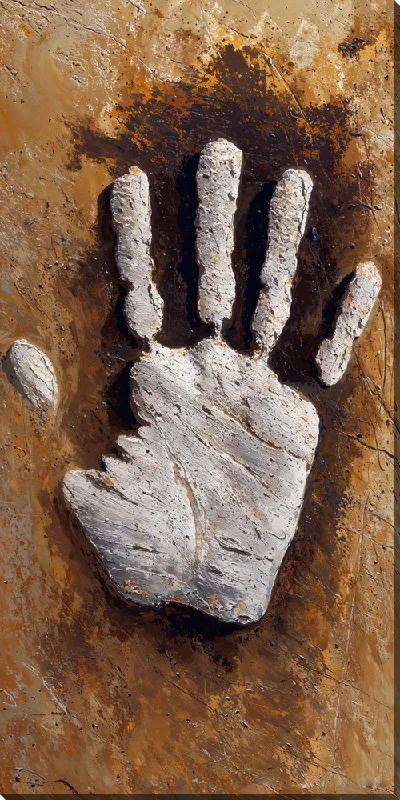 Картина маслом Отпечаток руки №44