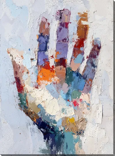 Постер Отпечаток руки №48